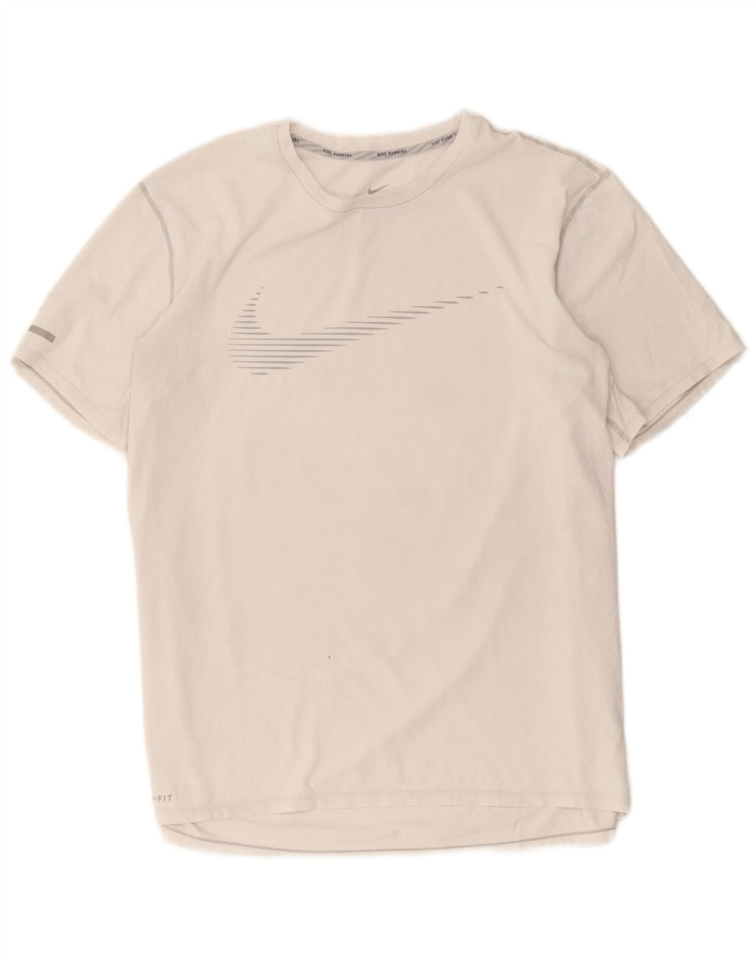 Nike Camiseta Dri Fit Graphic para hombre Top XL Poliéster blanco
