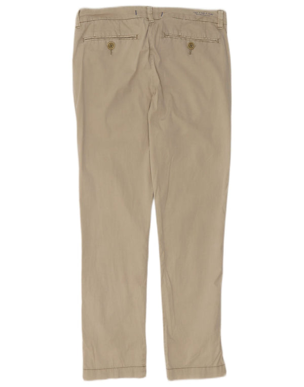 Pantalones chinos ajustados Calvin Klein para mujer W27 L27 Algodón beige