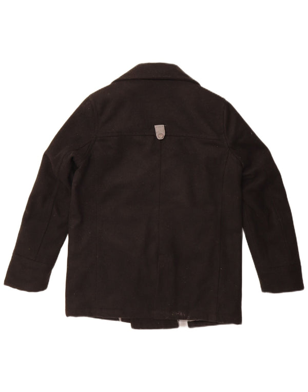 Dkny Chaquetón para mujer UK 40 Pequeño Poliéster color block negro