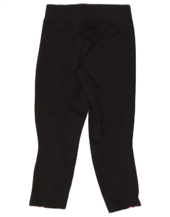 ADIDAS Leggings Capri Mujer UK 4/6 XS Negro Poliéster