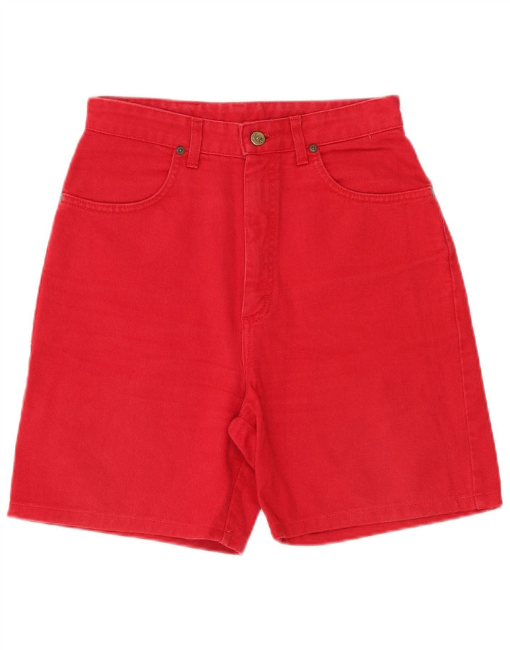 LEE Mens Carmel Denim Shorts W30 Algodón Rojo Medio