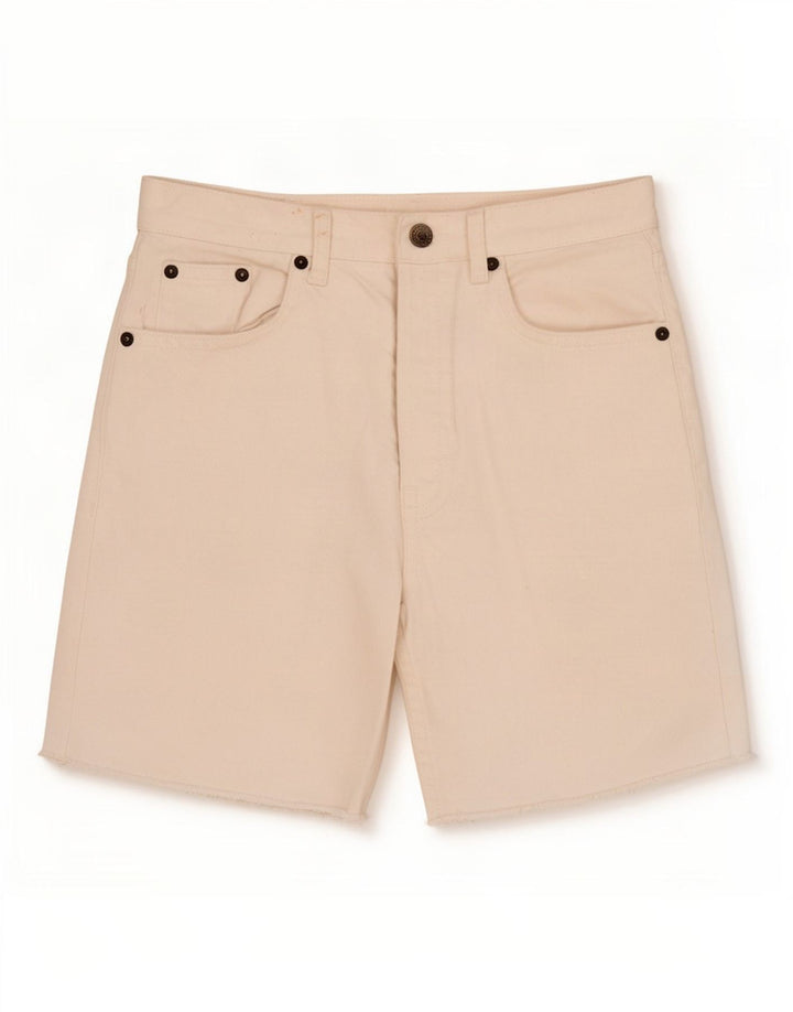 Shorts Vaqueros Mujer Topshop W28 Poliéster Blanco Mediano