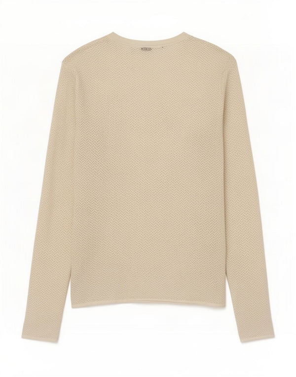 Guess Top corto para mujer de manga larga UK 6 XS Blanco