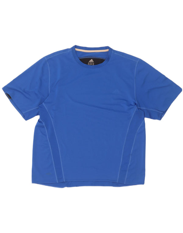 Camiseta Adidas Hombre Top 2XL Azul Colorblock