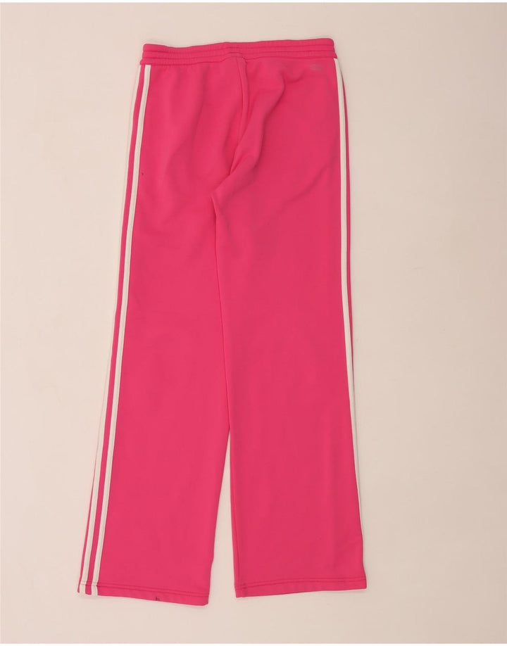 Adidas Pantalones de chándal rectos para mujer UK 10 Small Pink Poliéster