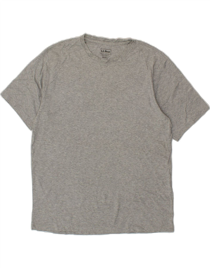 L.L.BEAN Mens Traditional Fit T-Shirt Top Medium Grey Cotton Vintage L.L.Bean and Second-Hand L.L.Bean from Messina Hembry 