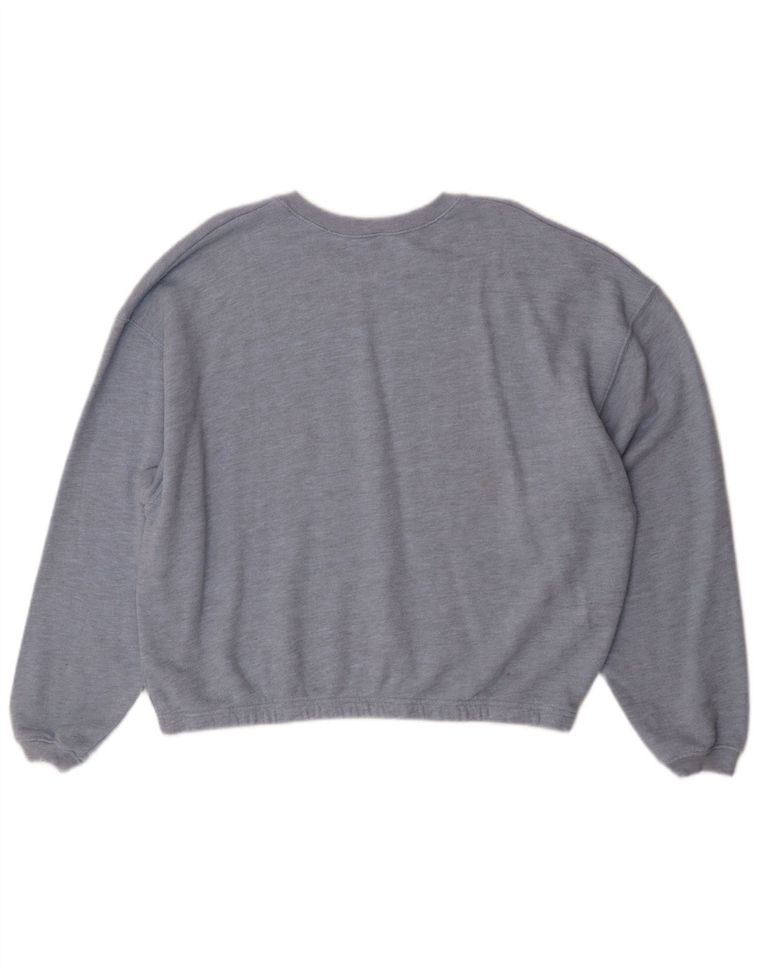 American Vintage Mujer Sudadera Jumper UK 16 Grande Azul Clásico