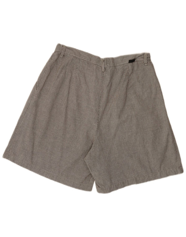 Pantalones cortos casuales con cintura alta para mujer Lee W32 Large Grey Houndstooth