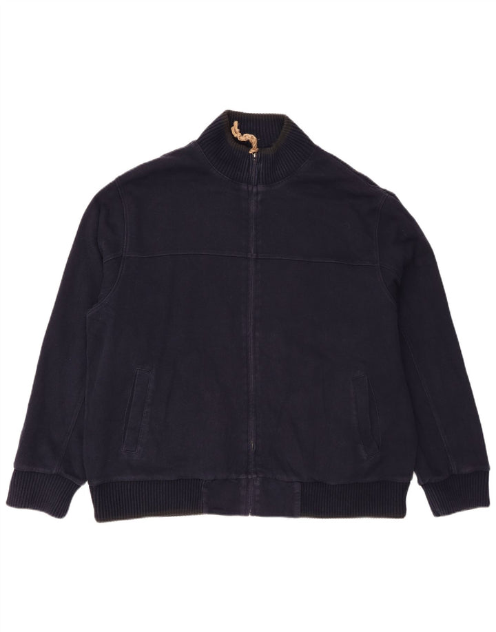 Marks & Spencer - Chaqueta de chándal para hombre, color azul marino, 2XL, algodón azul marino