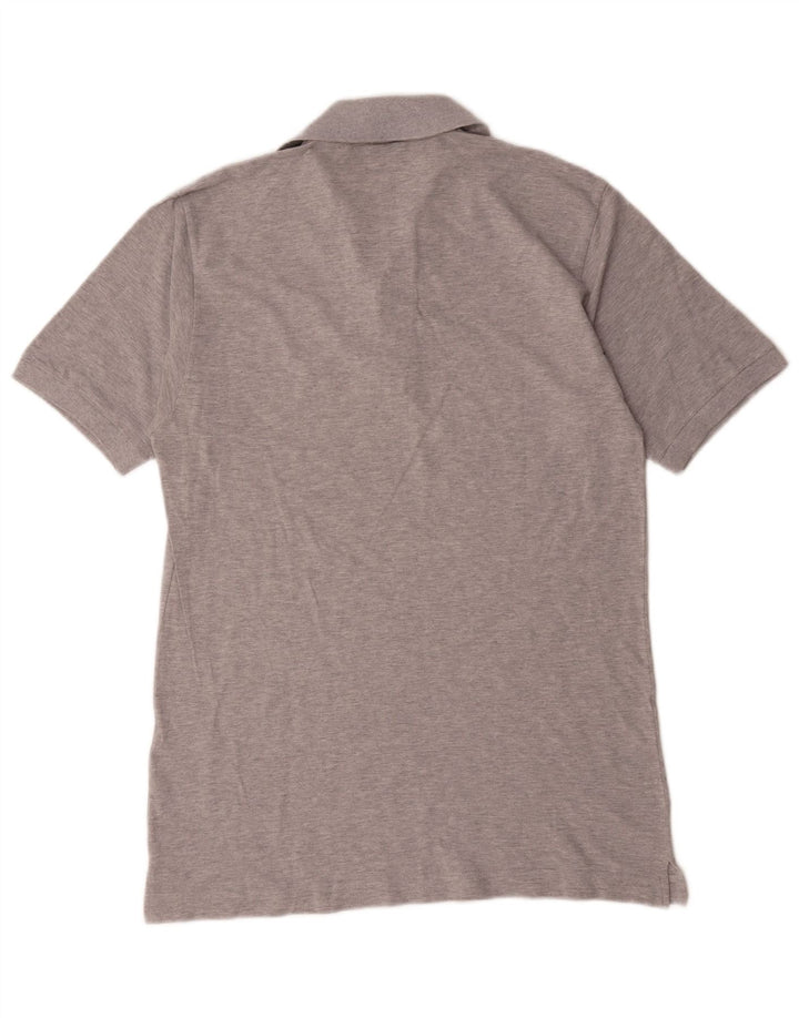 Sergio Tacchini Polo para hombre IT 48 Algodón moteado gris medio
