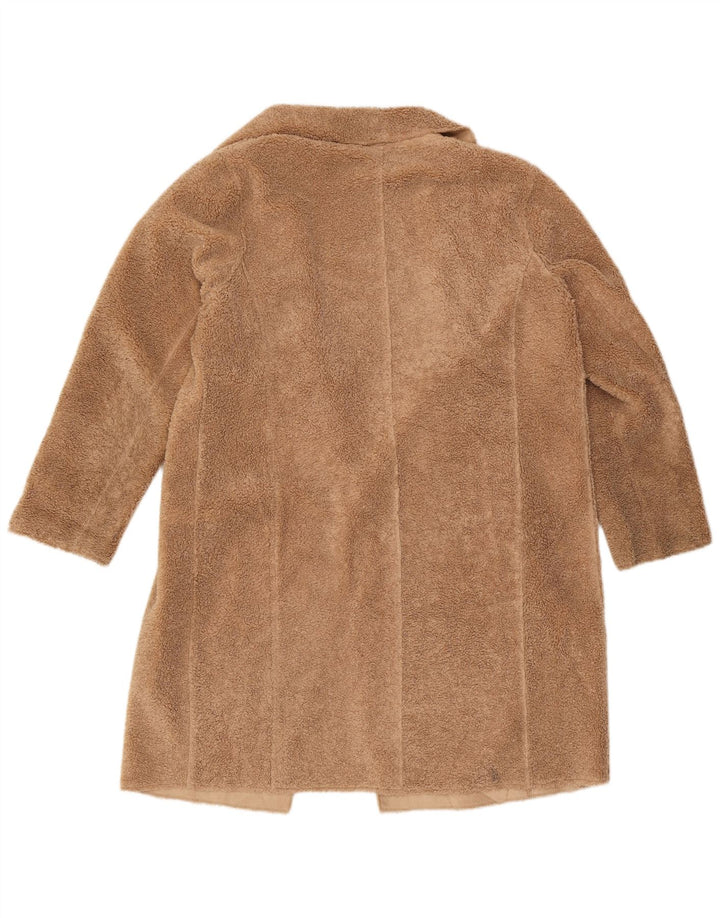 Marks & Spencer Abrigo con osito de peluche para mujer UK 44 Grande Poliéster marrón