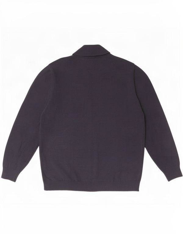 Asociación de Polo de EE. UU. Suéter tipo cárdigan para hombre XL Algodón azul marino