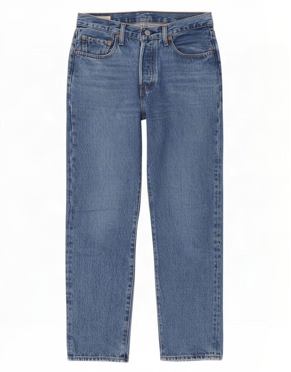 Levi's Jeans rectos de talle alto 501 para hombre W27 L28 Algodón azul