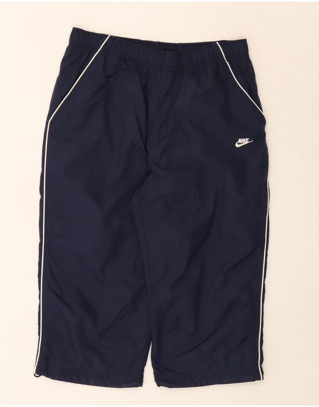 Bermudas deportivas para hombre Nike de nailon azul marino mediano