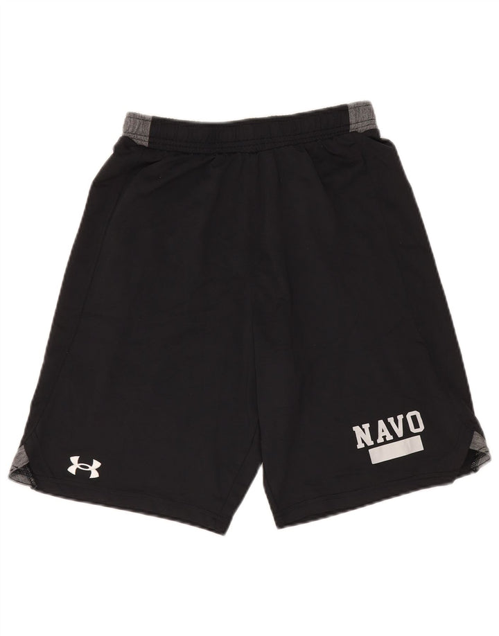 Under Armour Shorts deportivos con estampado gráfico para hombre Poliéster con bloques de color negro pequeño