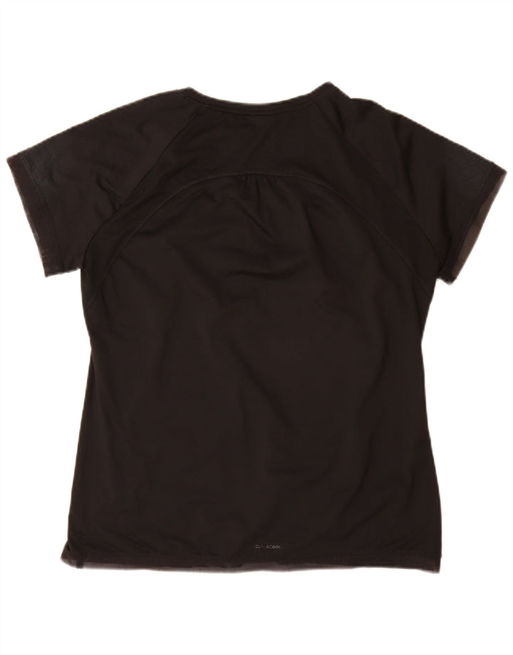 Adidas Mujer Climacool Camiseta Top UK 22 XL Poliéster Negro