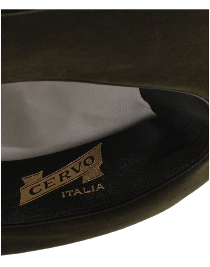 Cervo Sombrero Fedora para hombre mediano caqui clásico