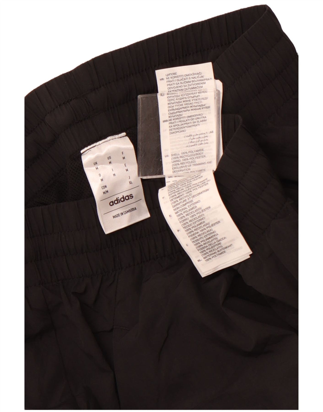 ADIDAS Mujer Cargo Chándal Pantalones Joggers UK 14 Mediano Negro