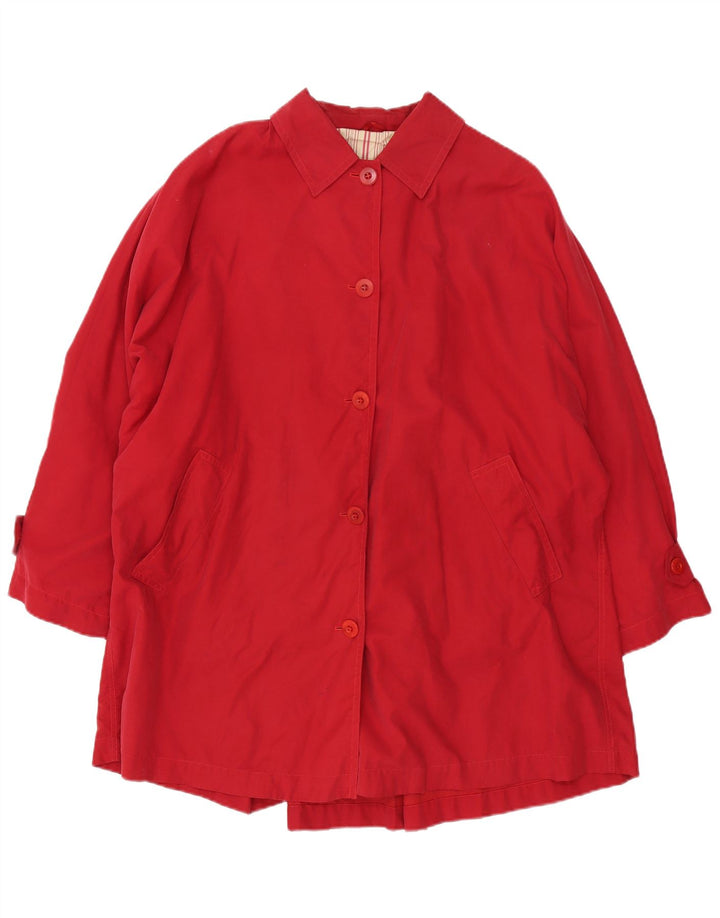 Marella Gabardina para Mujer UK 22 3XL Rojo