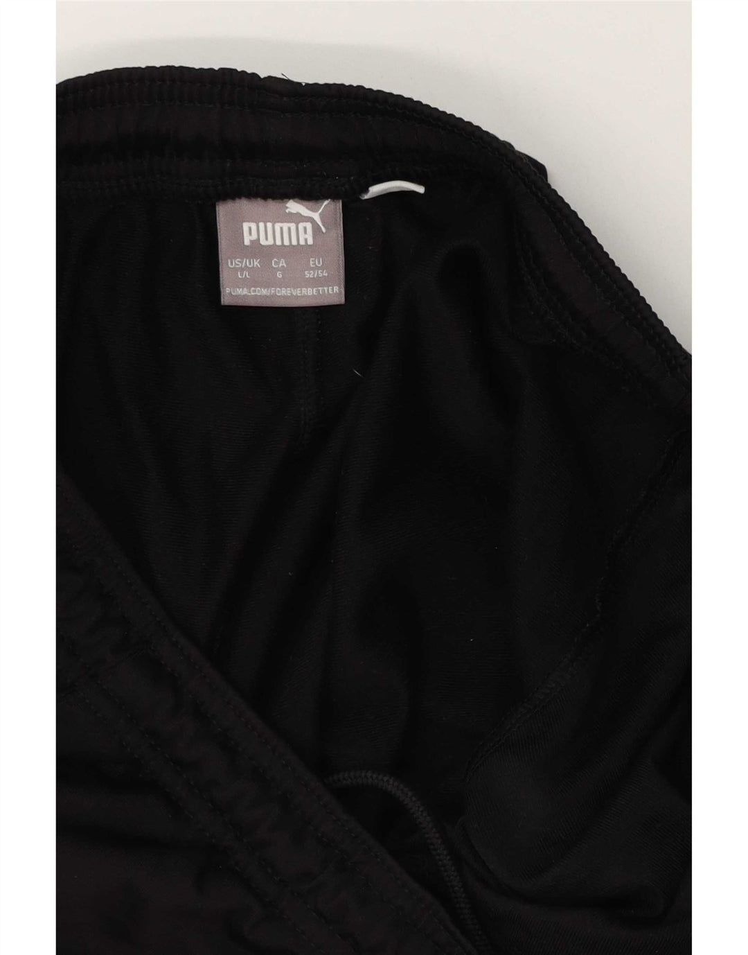 Puma - Pantalón de chándal para hombre, talla grande, color negro