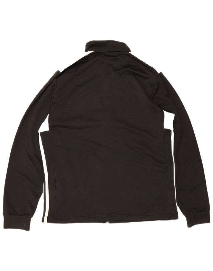Adidas Hombre Chándal Top Chaqueta Grande Negro Colorblock Poliéster