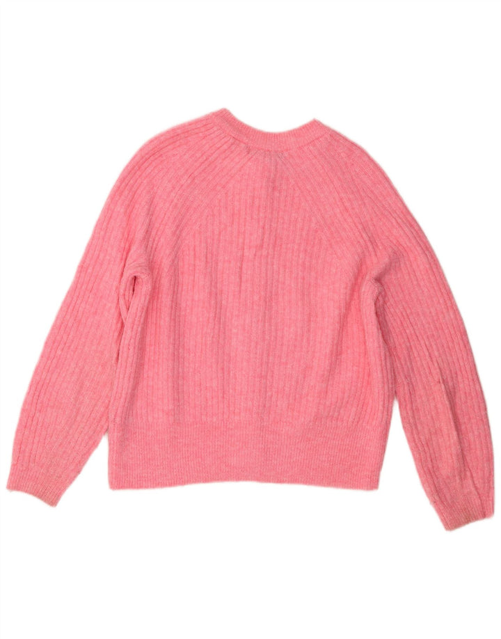 Marks & Spencer Cárdigan de corte regular para mujer, talla 44, color rosa medio