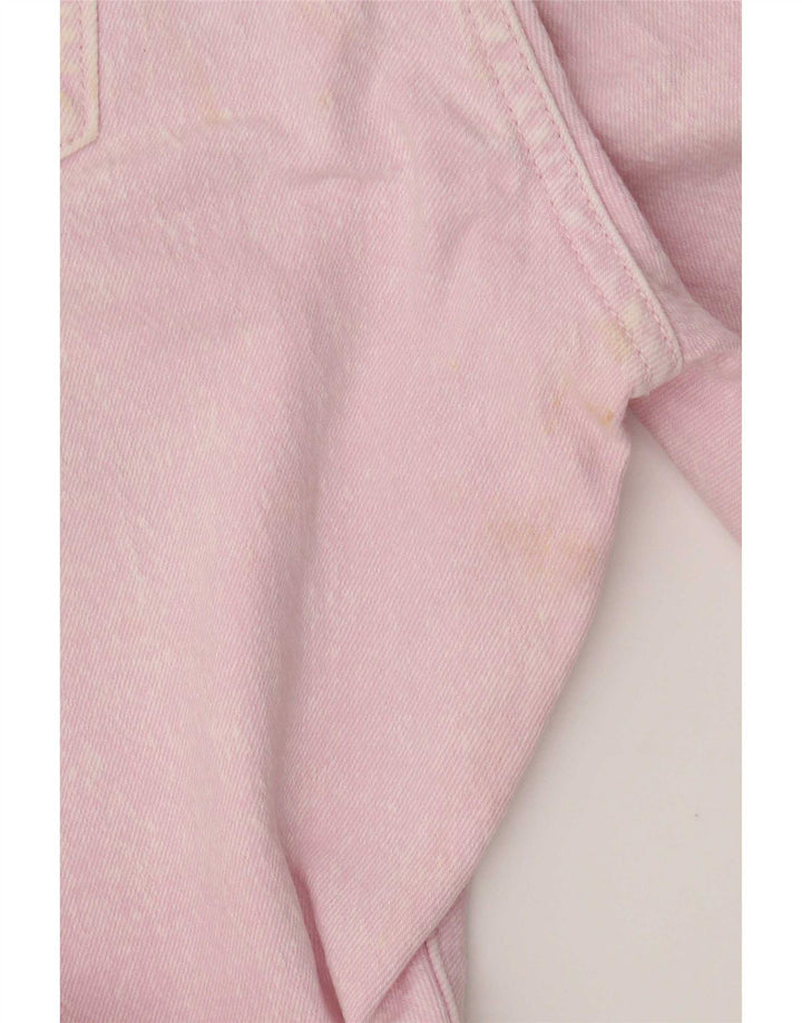 Levi's Vaqueros Rectos 501 Para Mujer Pequeños W27 L29 Rosa