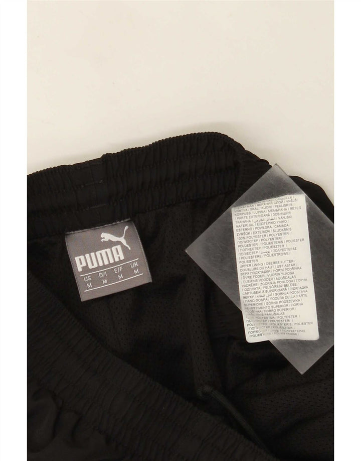 Puma Mujer Chándal Pantalones UK 44 Mediano Negro Poliéster Deportes