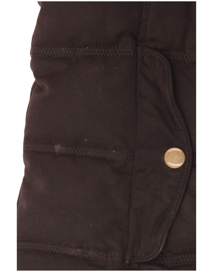 Weird Fish Chaqueta acolchada para mujer UK 40 Mediana Poliéster negro