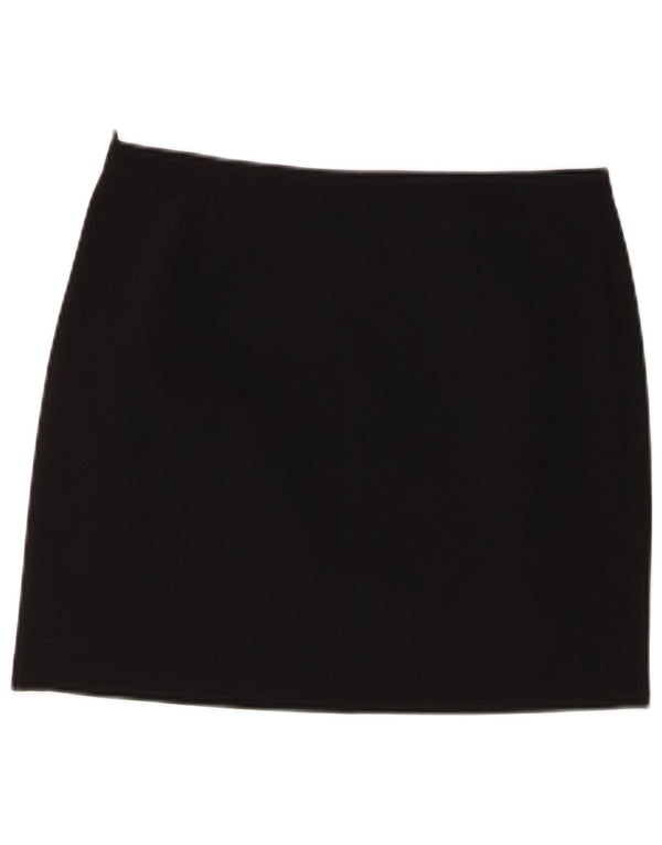 Pinko Minifalda para mujer UK 12 Medium W30 Poliéster negro