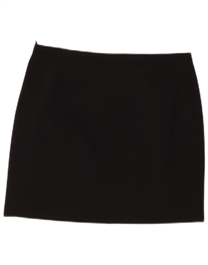 Pinko Minifalda para mujer UK 12 Medium W30 Poliéster negro
