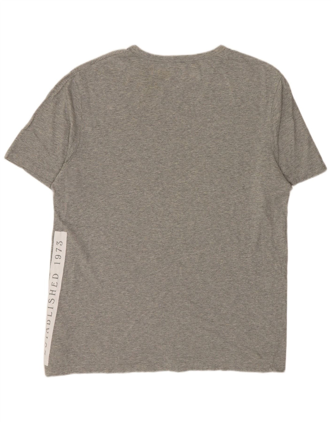 TIMBERLAND Camiseta gráfica de ajuste regular para hombre Top de algodón moteado gris medio