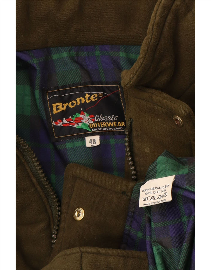 BRONTE Chaqueta acolchada para hombre UK 48 4XL Algodón caqui