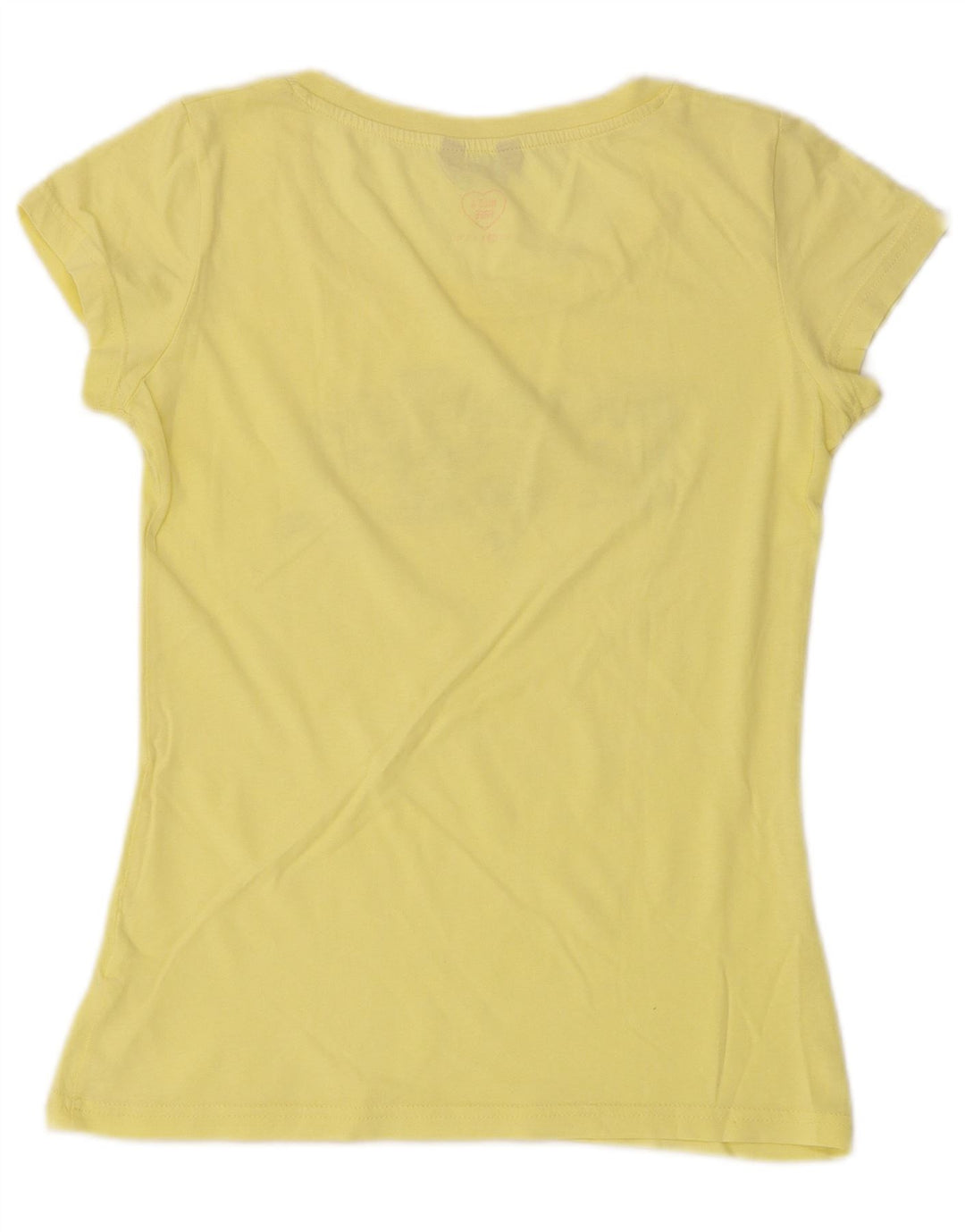 MUSTANG Camiseta gráfica para mujer Top UK 6 XS Amarillo