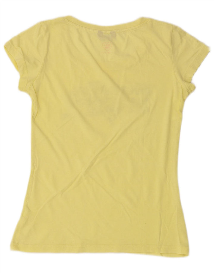 MUSTANG Camiseta gráfica para mujer Top UK 6 XS Amarillo