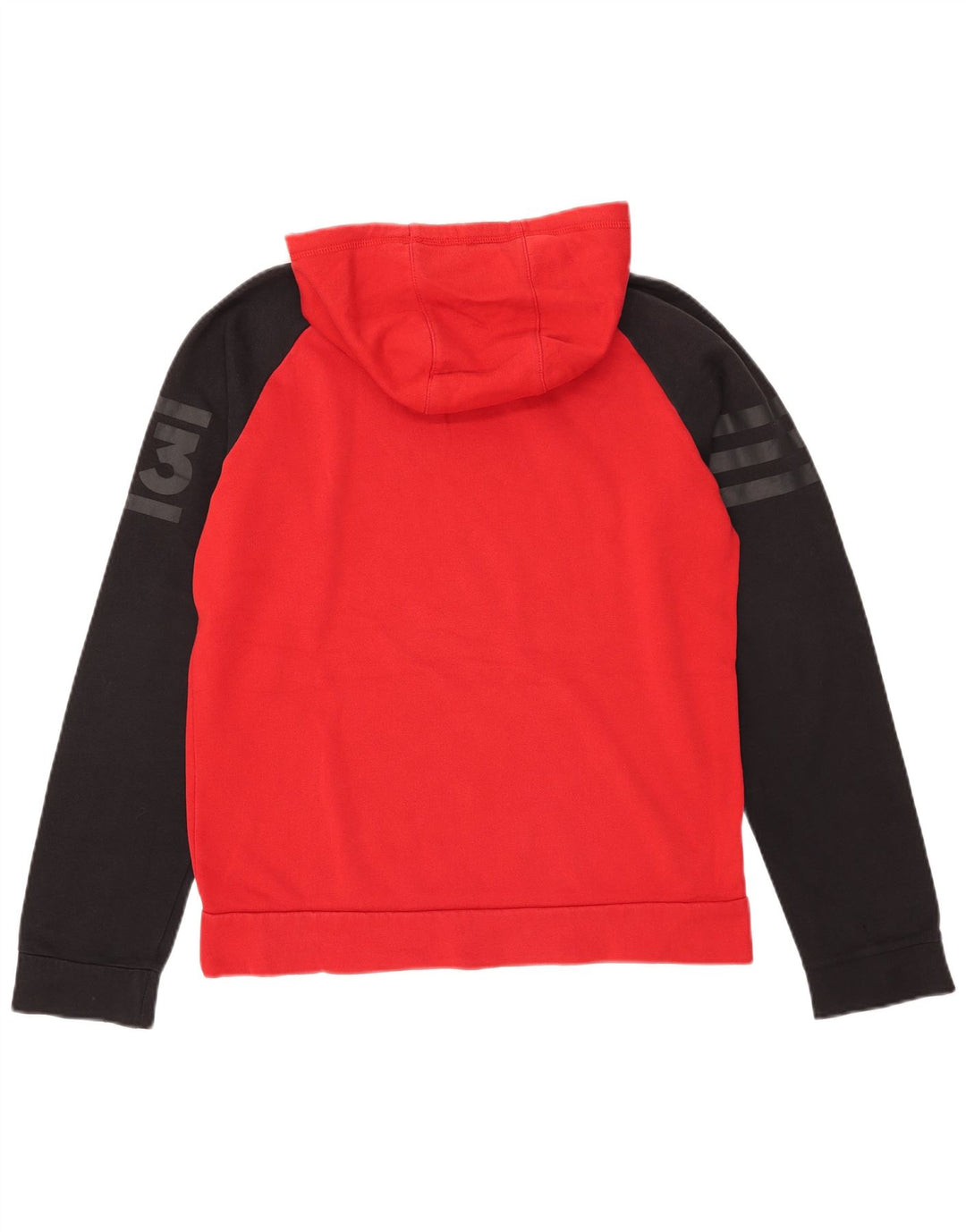 Adidas Hombre Sudadera Con Capucha Graphic Jumper Medium Rojo Colorblock