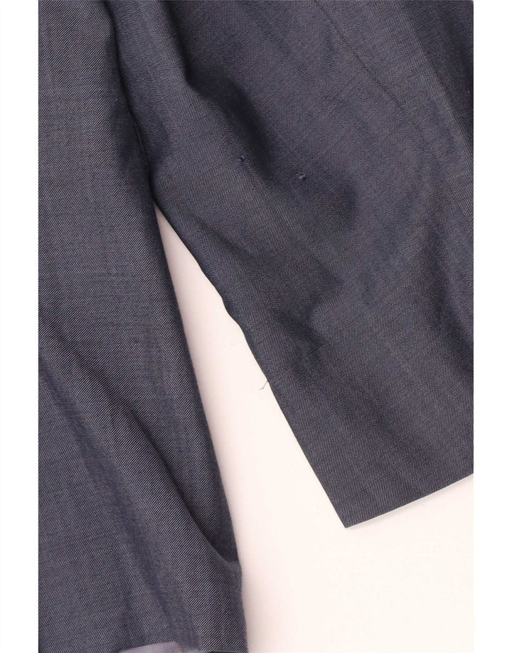 Dkny Chaqueta tipo blazer de 2 botones para hombre UK 42 XL Lana azul marino