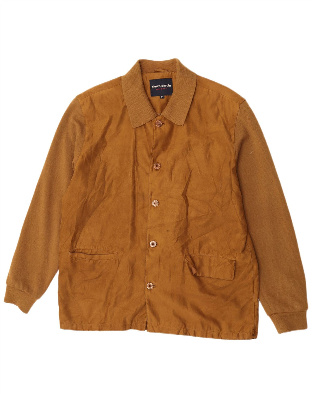 Pierre Cardin Chaqueta Bomber para Hombre IT 54 2XL Poliéster Amarillo