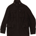 Quiksilver Chaqueta utilitaria para hombre UK 38 Medium Black Wool