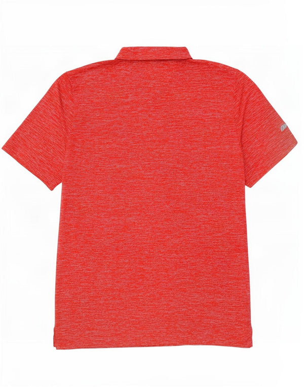 Puma Polo para hombre de poliéster moteado rojo grande