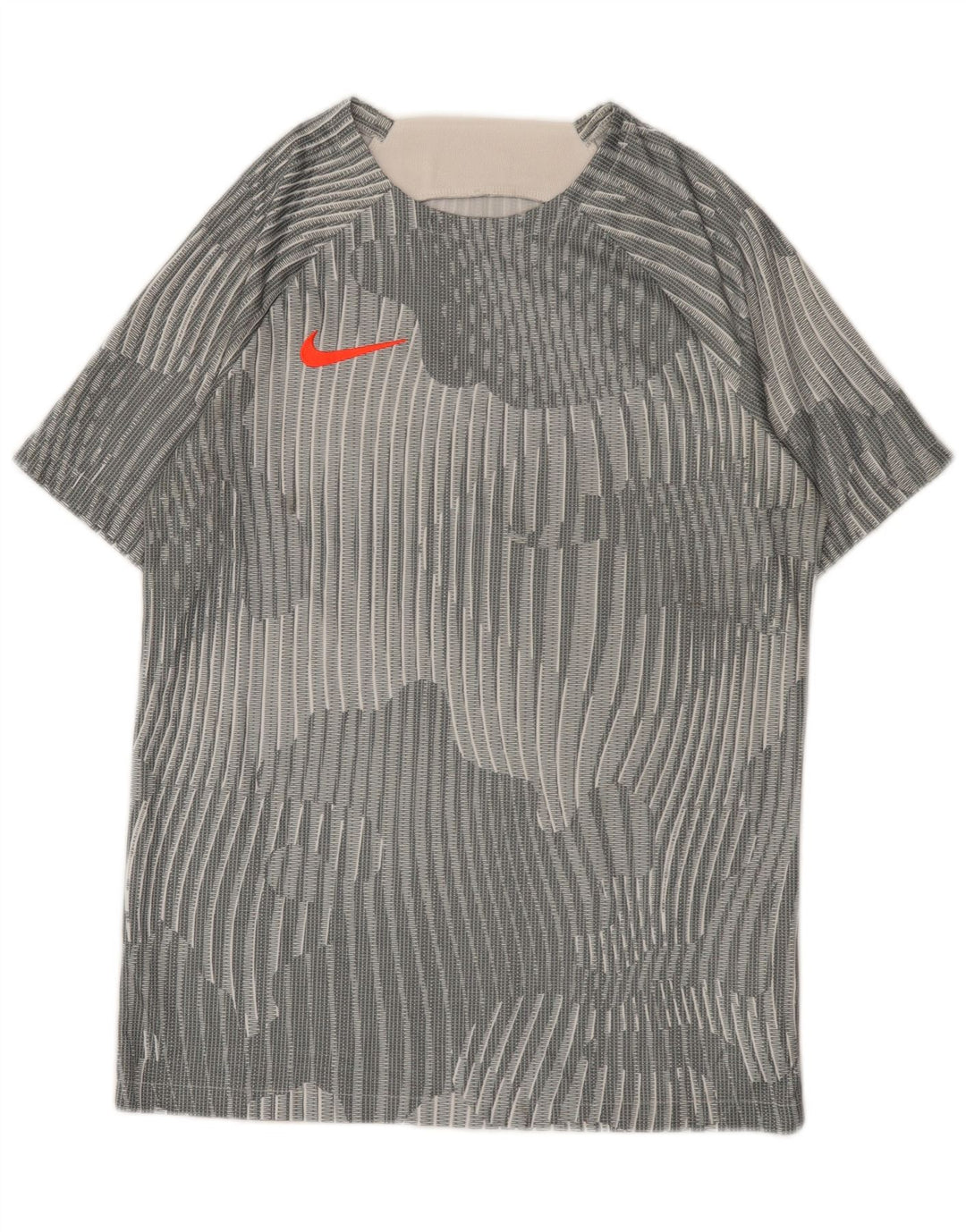 Camiseta Nike Hombre Top Gris Medio Rayas Poliéster