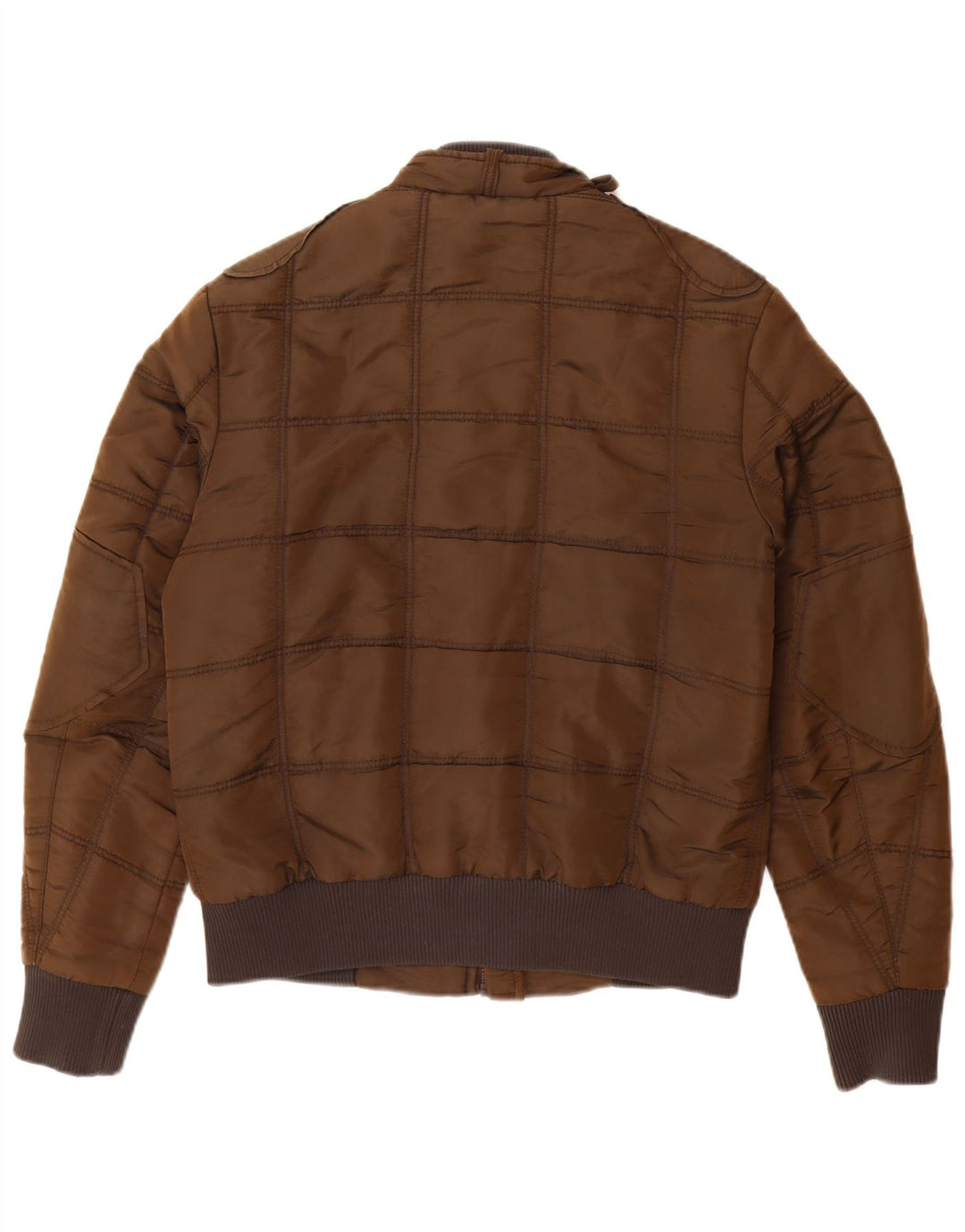 ENERGIE Chaqueta Bomber para Hombre UK 38 Marrón Medio Poliamida