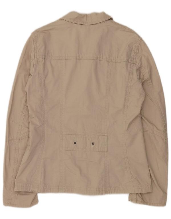 Invicta Chaqueta utilitaria para mujer Reino Unido 46 Grande Algodón beige