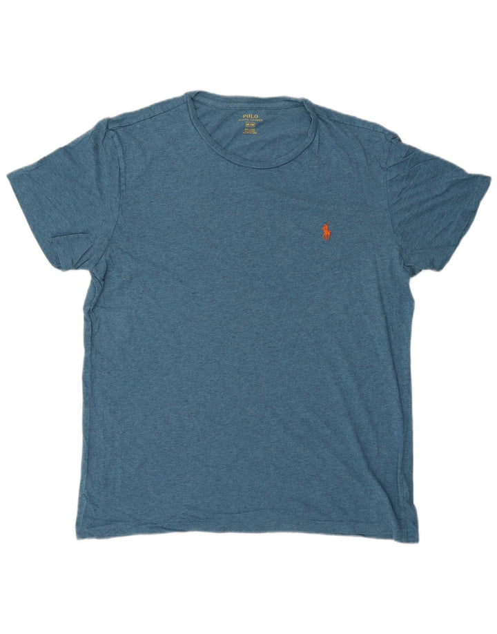 POLO RALPH LAUREN Camiseta Hombre Top Azul Medio Algodón