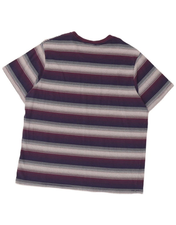 Levi's Camiseta Estándar para Hombre Top XL De Algodón A Rayas Multicolor