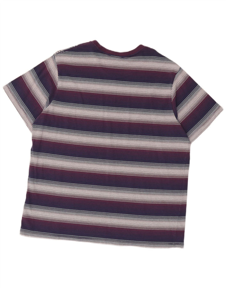 Levi's Camiseta Estándar para Hombre Top XL De Algodón A Rayas Multicolor