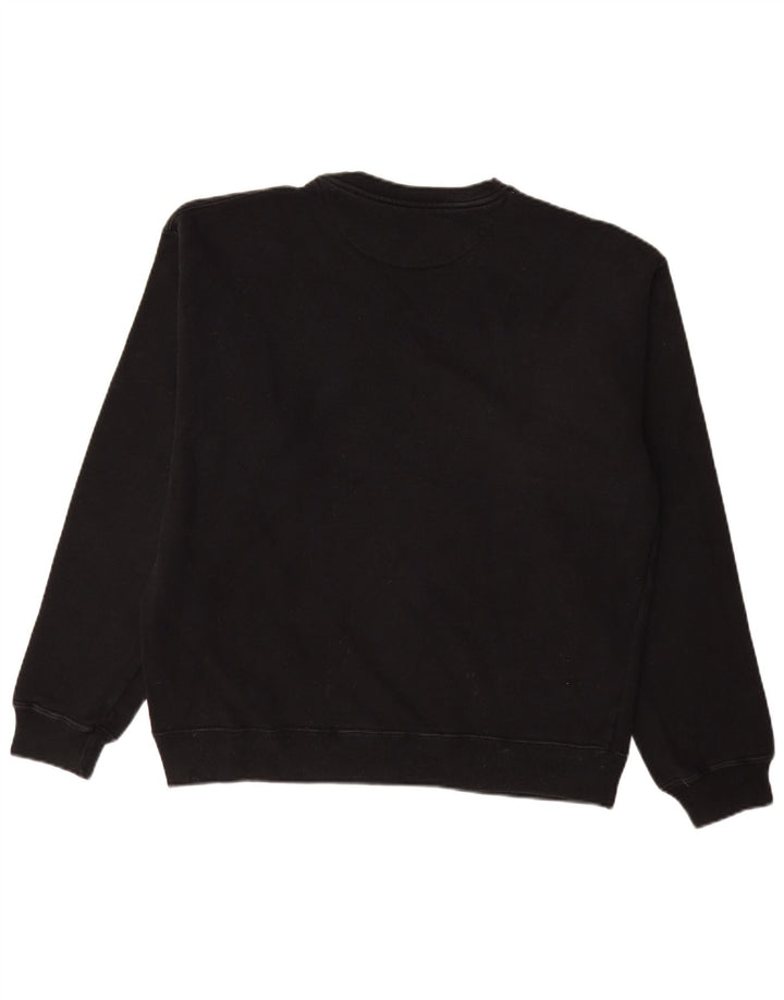 CALVIN KLEIN JEANS Sudadera gráfica para hombre Jumper XL Negro