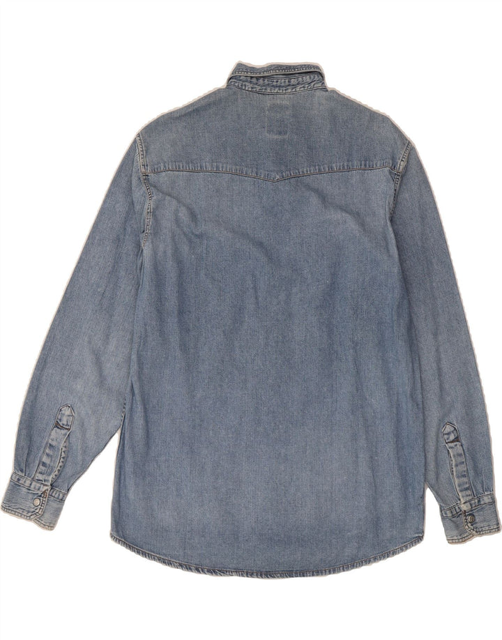 RIFLE Mens Denim Shirt Small Blue Cotton Vintage Rifle and Second-Hand Rifle from Messina Hembry 