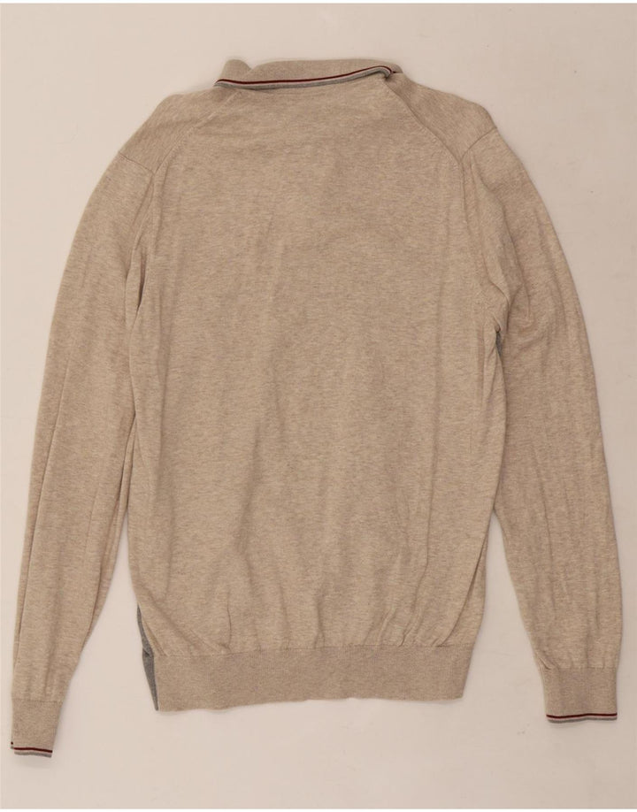 Marks & Spencer Jersey tipo polo con cuello tipo polo para hombre color beige medio