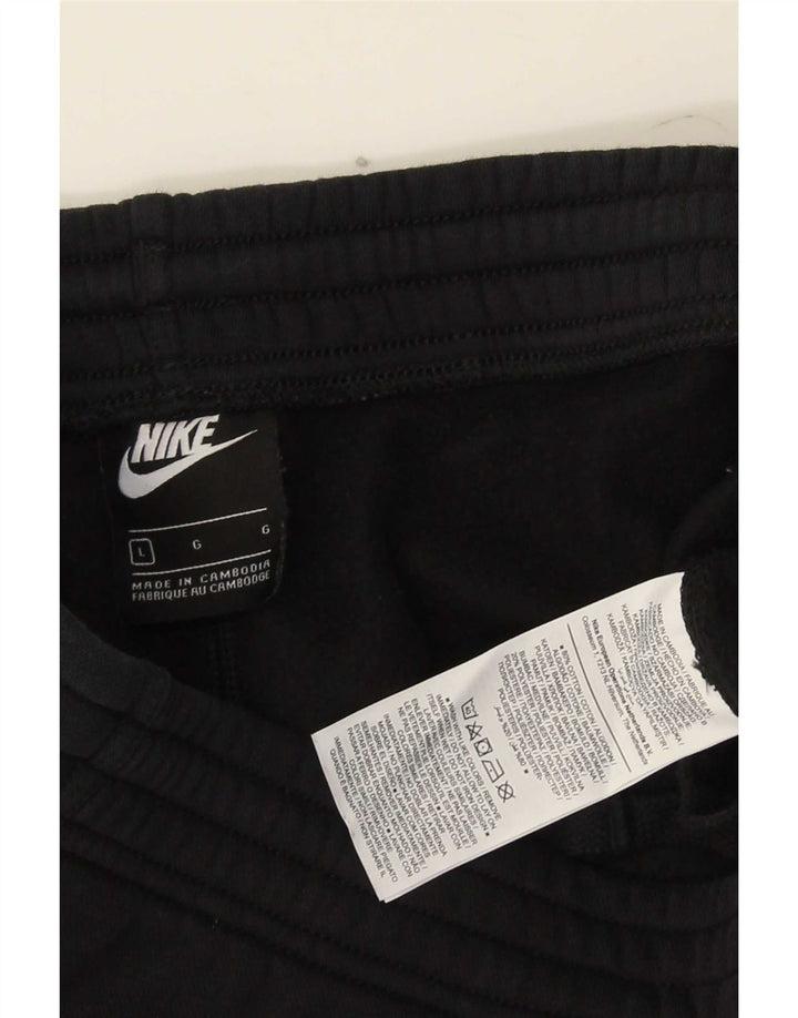 Nike - Pantalones de chándal para hombre, talla grande, color negro, algodón